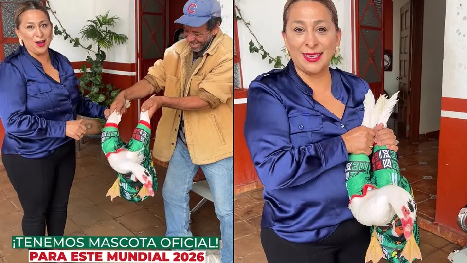 VIDEO: Acusan a alcaldesa de Quiroga de maltratar a un pato para convertirlo en mascota del Mundial