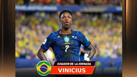 La figura de la jornada: Vinicius Jr., el jugador que impulsó la goleada de Brasil ante Haití