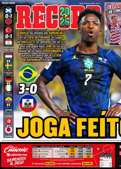 Portada RÉCORD 20 de junio de 2026