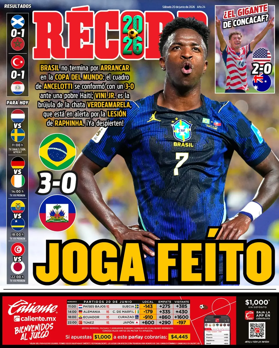 Portada RÉCORD 20 de junio de 2026