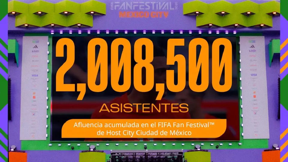 FIFA Fan Festival CDMX culmina el Mundial 2026 con 2 millones de asistentes / @MexicoCity26