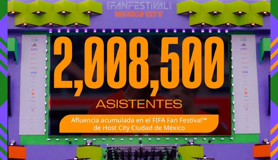 FIFA Fan Festival CDMX culmina el Mundial 2026 con 2 millones de asistentes / @MexicoCity26