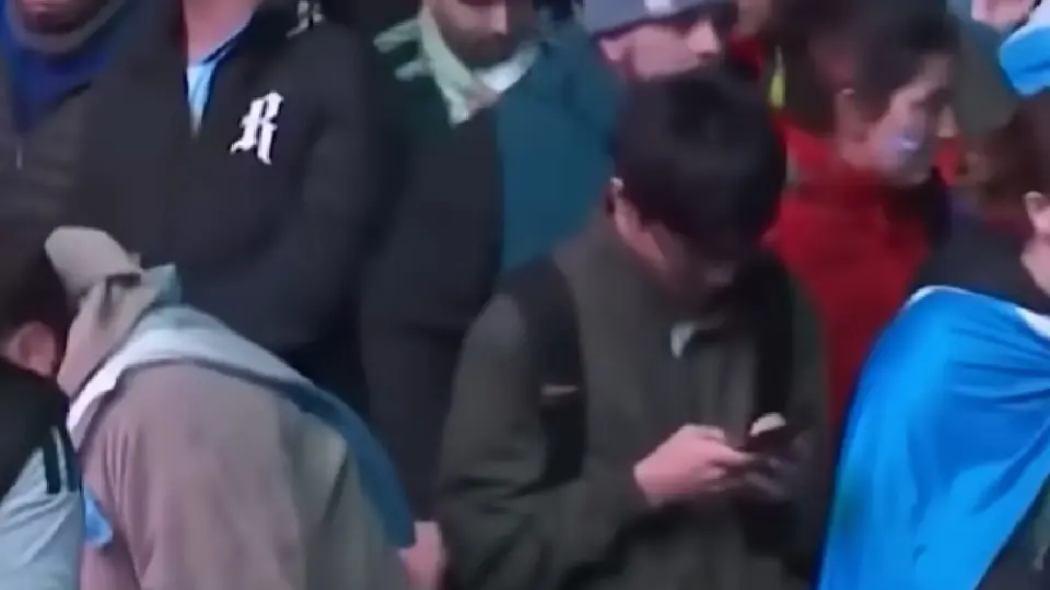 Aficionados argentinos en Buenos Aires | CAPTURA DE PANTALLA