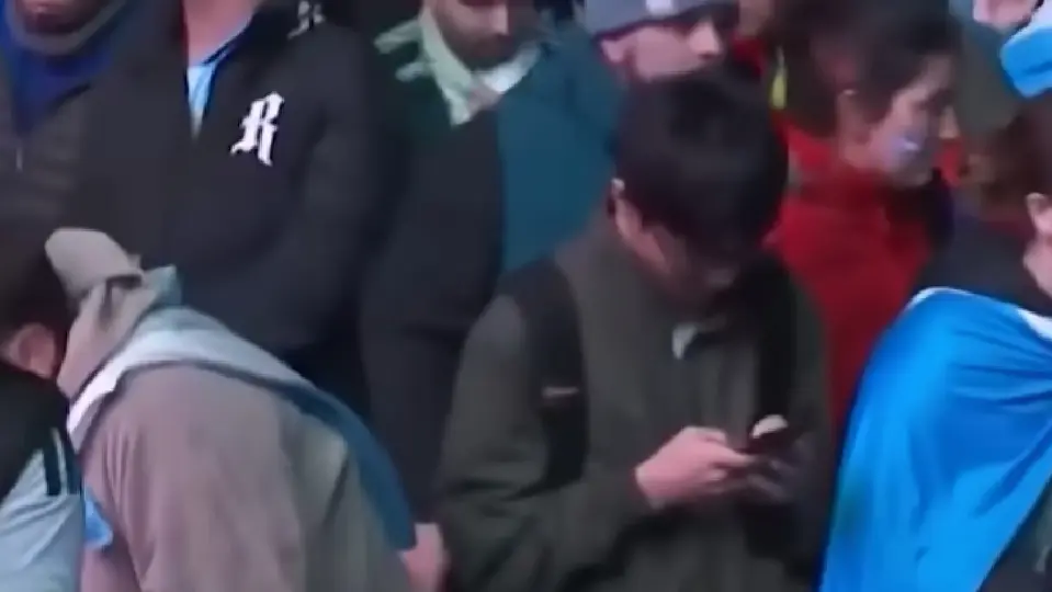 Aficionados argentinos en Buenos Aires | CAPTURA DE PANTALLA