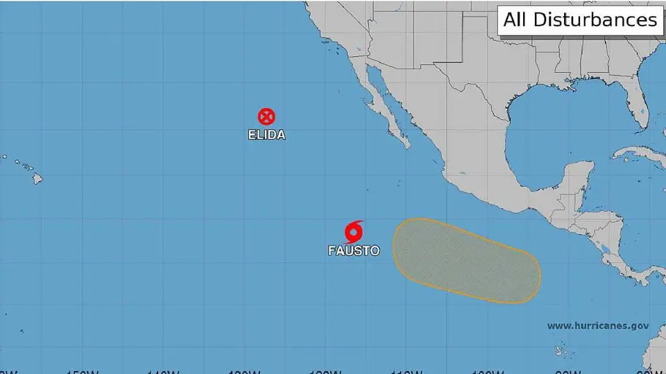 Tormenta tropical Fausto se fortalecería a huracán categoría 2 / X @SasslaClimaMx
