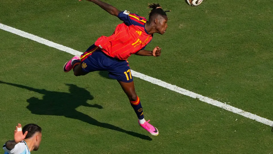 Nico Williams, jugador de España | AP