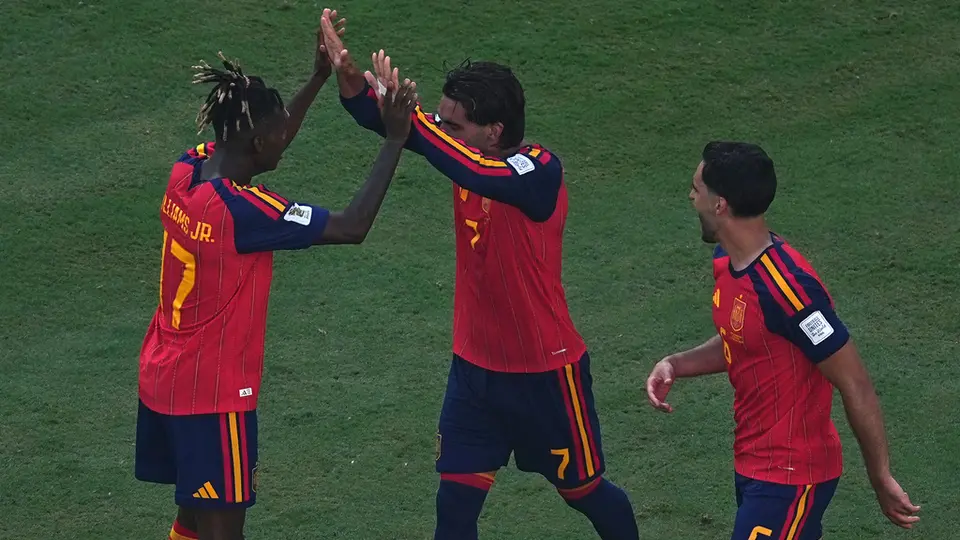 Nico Williams, jugador de España | AP