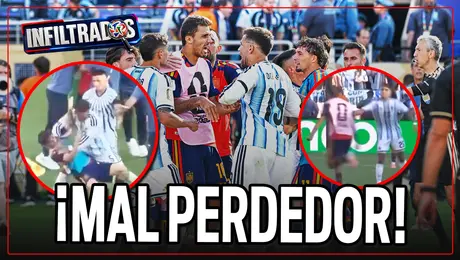¡MALOS PERDEDORES! ARGENTINA manchó el festejo de ESPAÑA