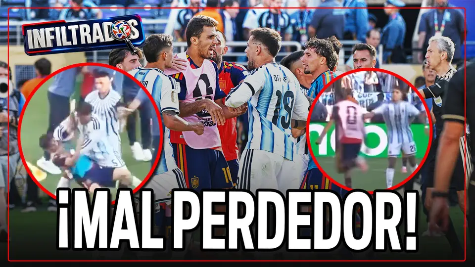 ¡MALOS PERDEDORES! ARGENTINA manchó el festejo de ESPAÑA