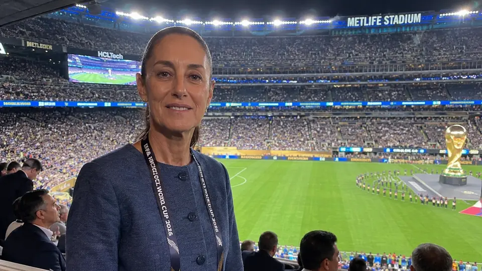 Claudia Sheinbaum formó parte de los invitados a la Final del Mundial 2026, celebrada en el MetLife Stadium de Nueva Jersey./IA