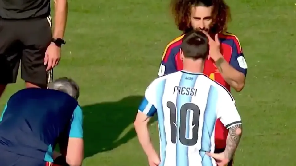 ¿Debió ser expulsado? La polémica con Marc Cucurella y Lionel Messi que encendió la Final del Mundial