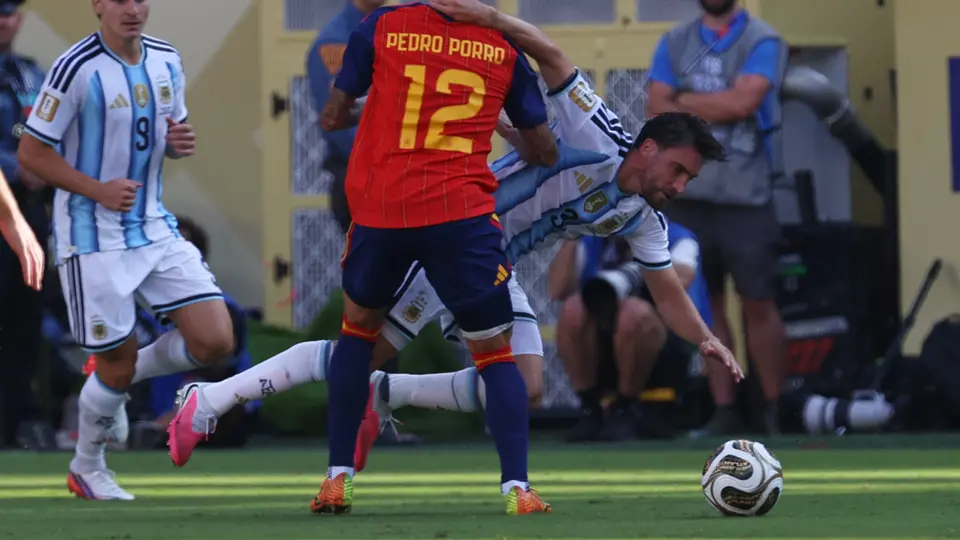Pedro Porro, jugador de España | AP