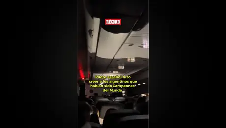 Piloto español se burla de argentinos en pleno vuelo