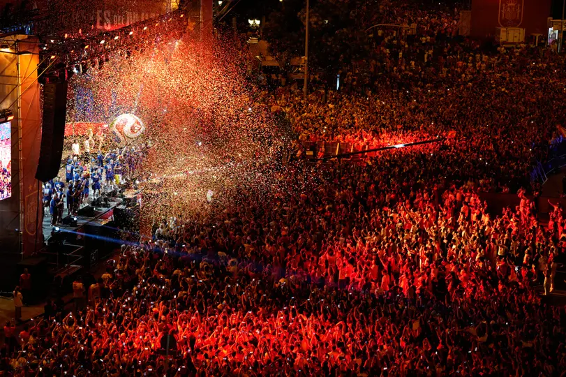 Celebración de España tras el Mundial | AP