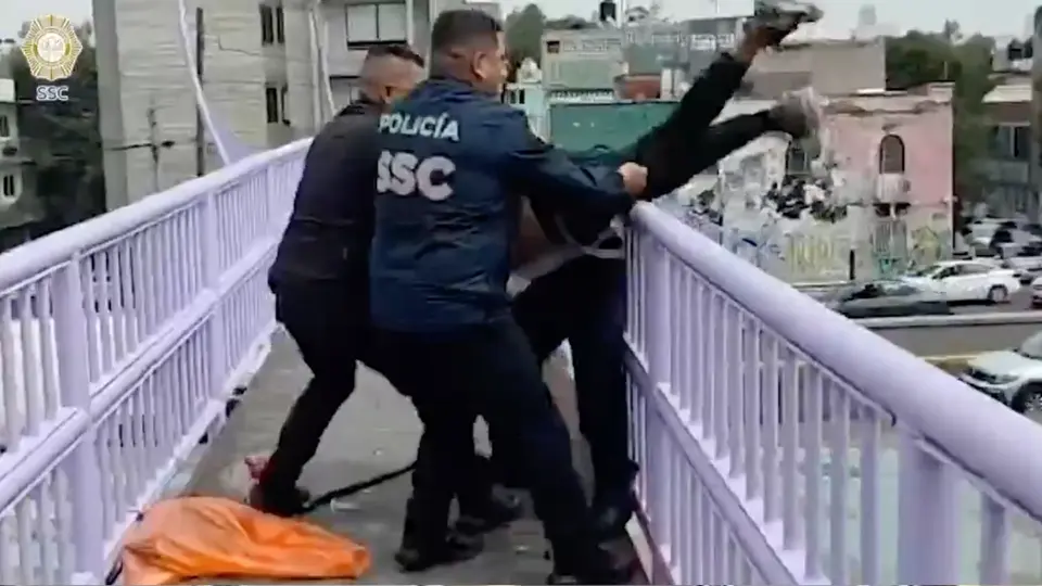 Los elementos de seguridad lograron ponerlo a salvo / Especial