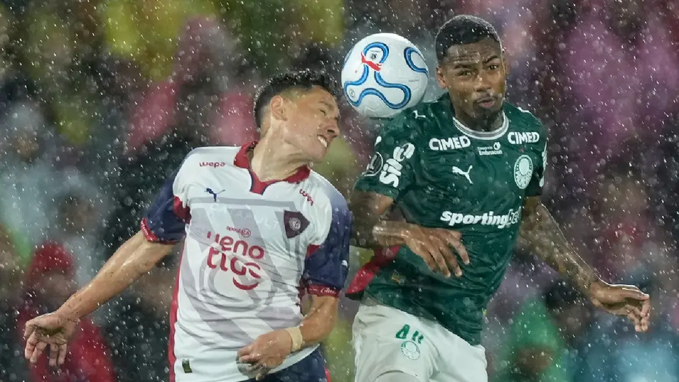 Palmeiras enfrentado a Cerro Porteño en libertadores | AP