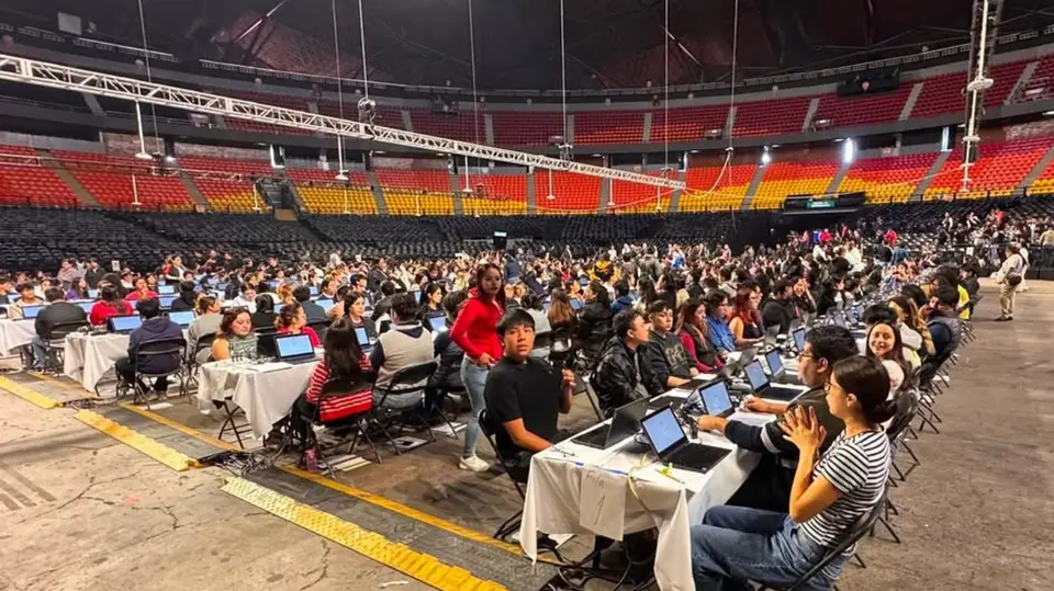 El examen de control de la UNAM se aplicó en el Palacio de los Deportes de la Ciudad de México / UNAM
