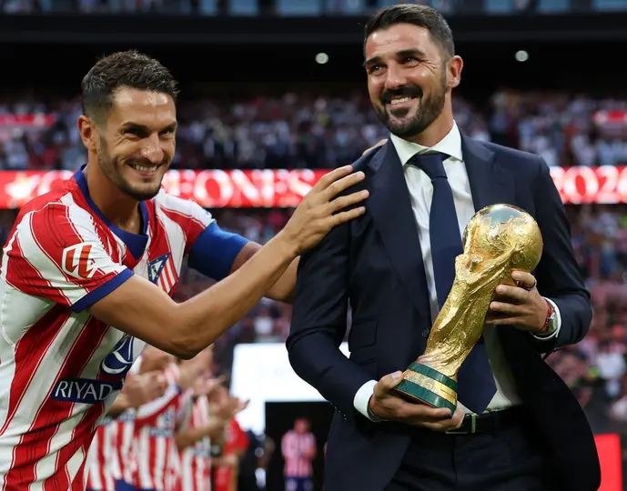 David 'El Guaje' Villa l X: @Atleti