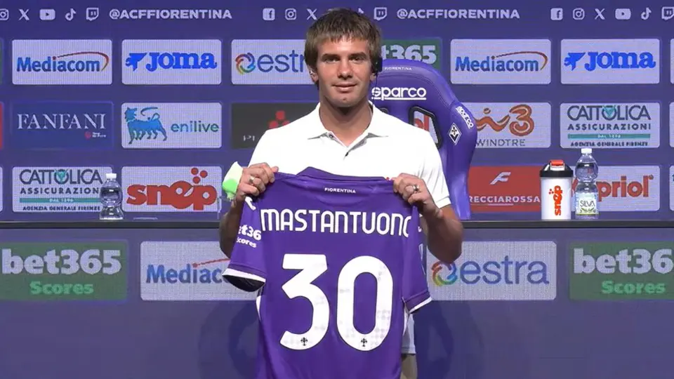 Mastantuono es presentado en Fiorentina y lanza ilusionante mensaje: "Era importante venir a un club como este"