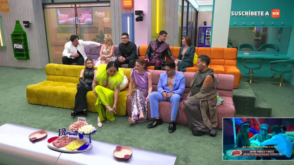 Los habitantes durante la gala de eliminación el pasado domingo. / LCDLF