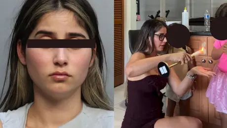 Arrestan a influencer en Miami por arrojar cera caliente a sus hijas; esto muestran sus videos
