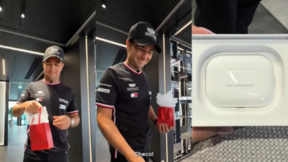 Así pagó Checo Pérez los audífonos que estropeó | CAPTURA DE PANTALLA