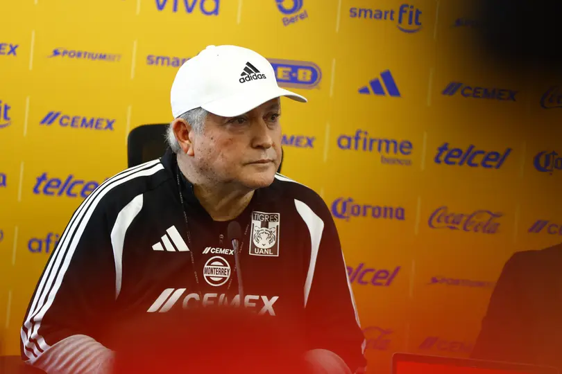 Víctor Manuel Vucetich, en su primera conferencia como entrenador de Tigres | IMAGO7
