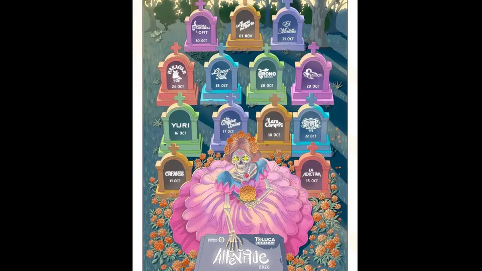 Toluca ya prepara una nueva edición de la Feria y Festival Cultural Alfeñique 2026.