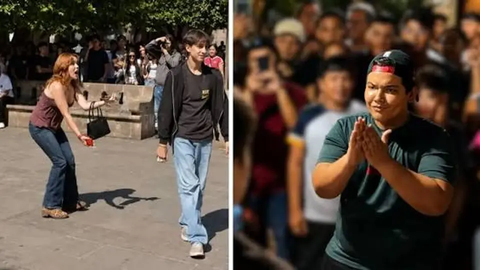 Las batallas de aura llevan los memes y códigos de internet a espacios públicos./Especial