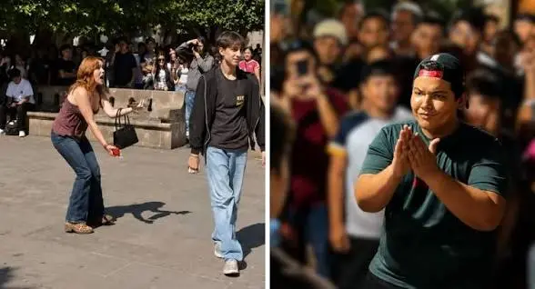 “Farmear aura” pasó de las redes a los espacios públicos. / Redes
