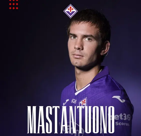 Mastantuono en su presentación con la Fiorentina | X: @acffiorentina