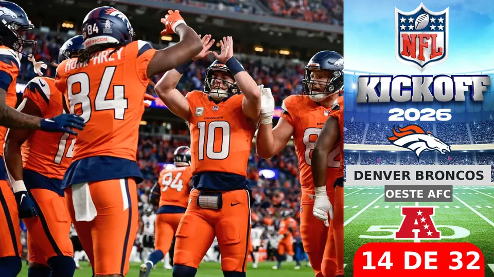 Todo lo que tienes que saber sobre los Denver Broncos rumbo al Kickoff 2026 de la NFL