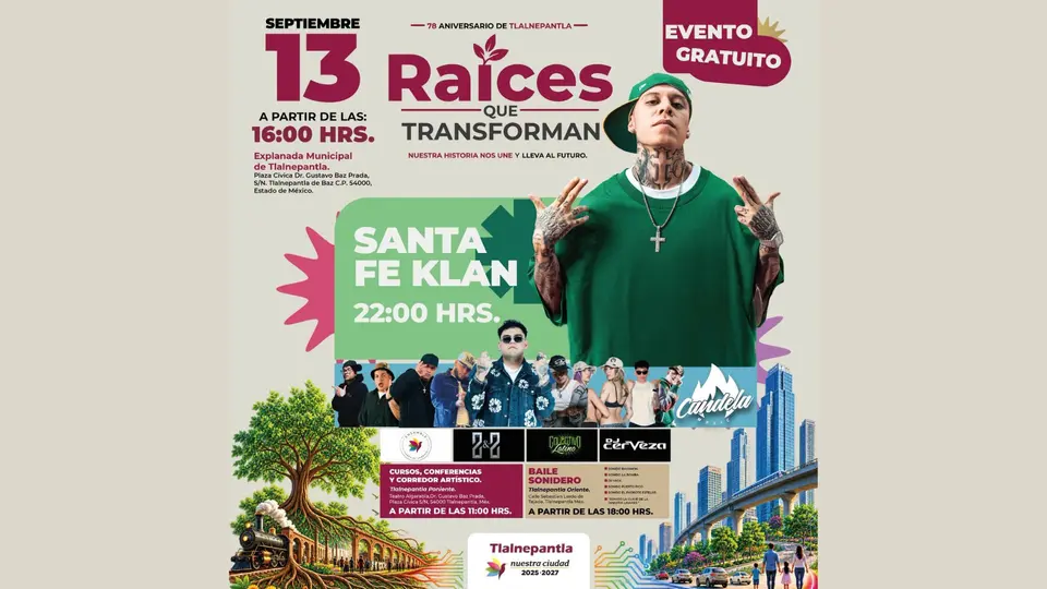 La presentación del rapero está programada para las 22:00 horas del domingo 13 de septiembre / Especial