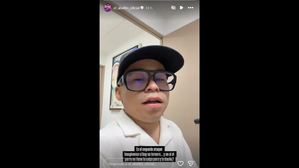 Abelito expresó su preocupación en redes sociales.