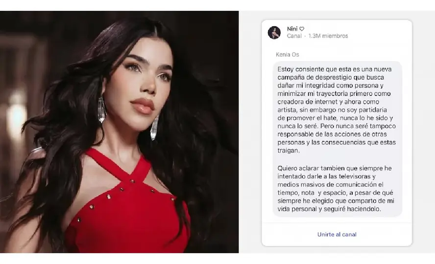 La cantante negó indirectamente las polémicas al denunciar una campaña de desprestigio./I:@keniaos