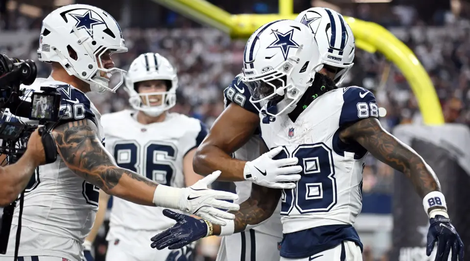 Cowboys celebra su ventaja ante los Commanders | AP