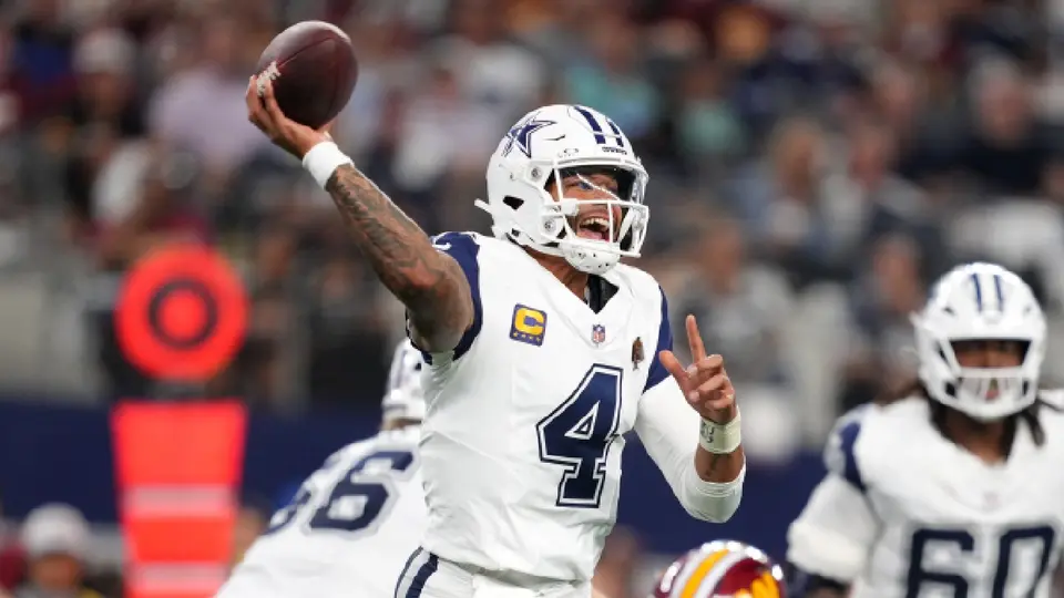 Dak Prescott en el juego de Semana 2 de los Dallas Cowboys | AP