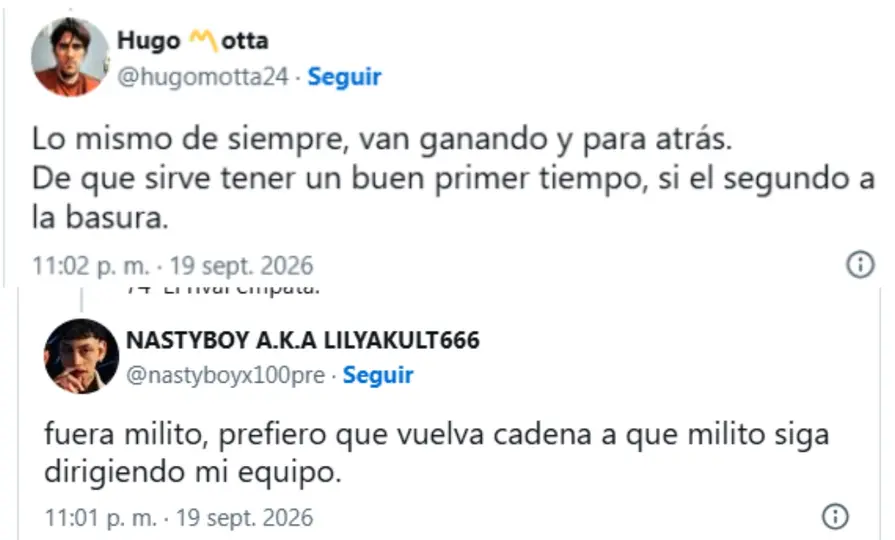 Así fueron algunos de los comentarios de la afición de Chivas | CAPTURA DE PANTALLA