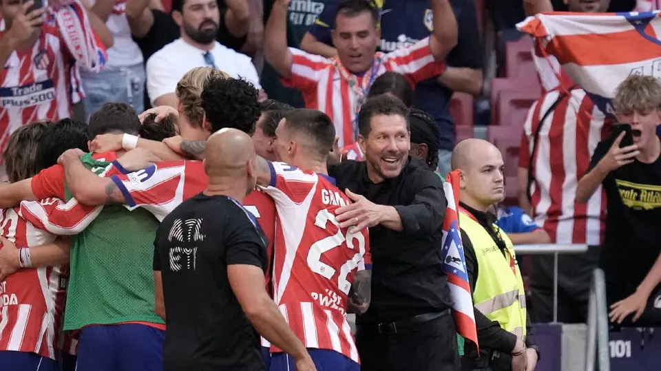 Cholo Simeone tras gol del Atlético de Madrid | AP