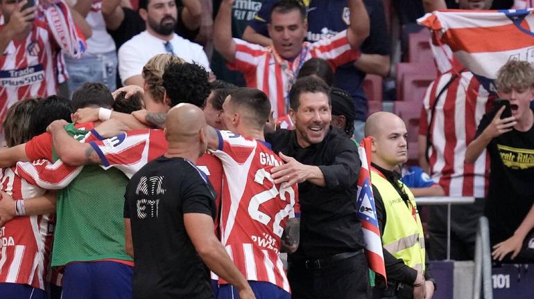 Cholo Simeone tras gol del Atlético de Madrid | AP
