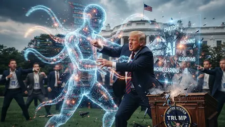 ¿Adiós a la IA? Trump propone cambiar el nombre de la Inteligencia Artificial