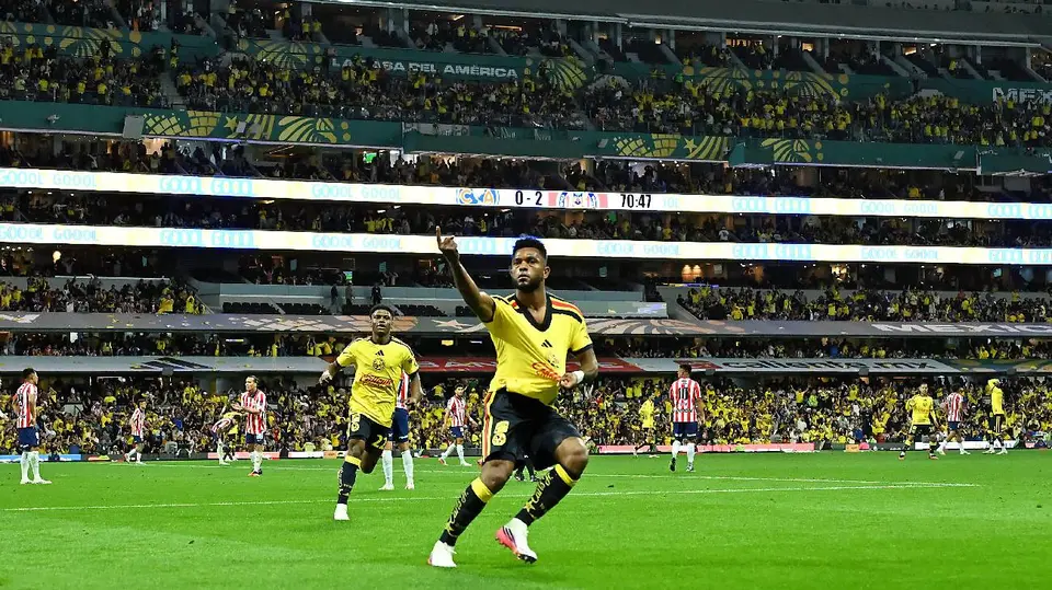 Miguel Borja tras anotar con América | IMAGO7