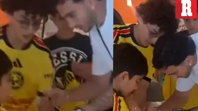 Luis Chávez firma playeras del América y provoca ilusión entre los azulcremas