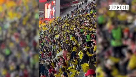 El Estadio Azteca durante el Clásico Nacional