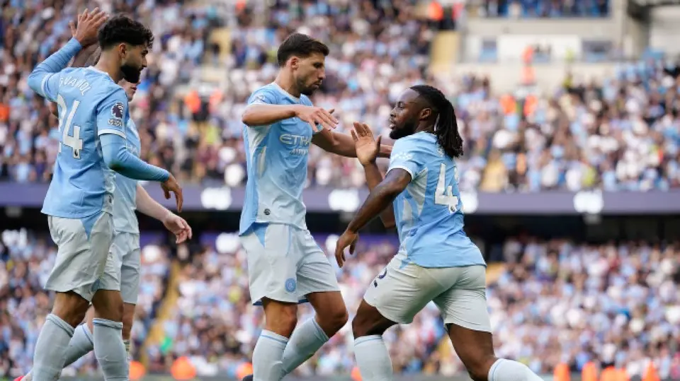 Equipo del Manchester City en Premier League | AP
