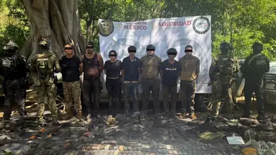 Detienen a 9 presuntos integrantes del Cártel de Sinaloa tras ataque a fuerzas federales en Sinaloa