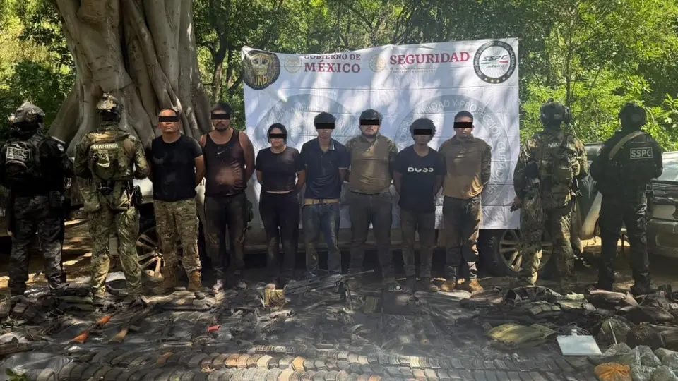 Detienen a 9 presuntos integrantes del Cártel de Sinaloa tras ataque a fuerzas federales en Sinaloa