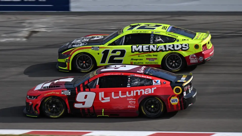 Ryan Blaney en la carrera de NASCAR en St Louis | AP