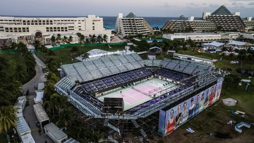 Estadio Paradisus listo para los primeros duelos de las WTA Finals Cancún