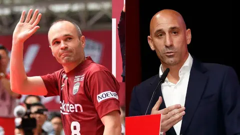Iniesta sobre Rubiales: 'Hemos tenido que sorportar a un presidente que se aferra a su cargo'